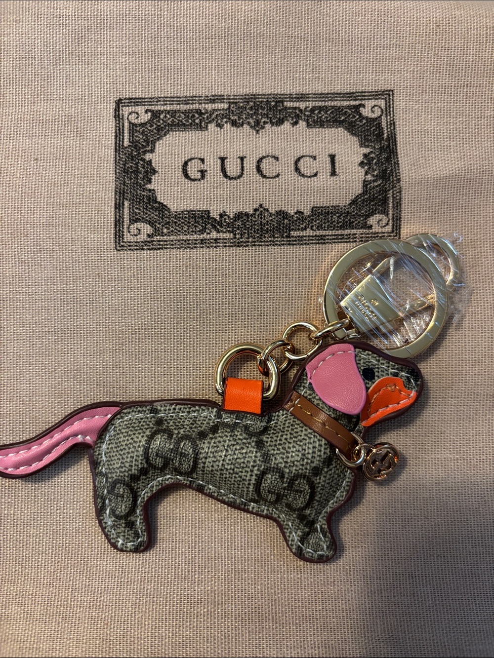 GUCCI Doggie Charm/Keychain